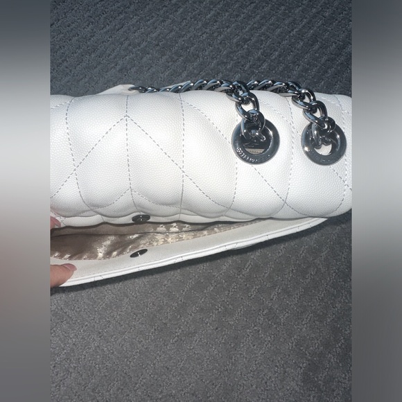 KARL Lagerfeld Paris Lafayette Quilted Leather Shoulder Bag - Picture 14 of 15